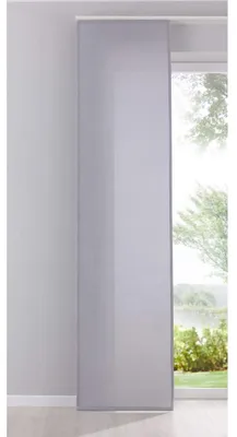 Image de Voilage à rideau panneau - Occultant - Gris - 245 x 60 cm
