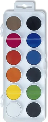 Obrázek produktu pro KOH-I-NOOR 17151000000 Vodová barva 12 ks