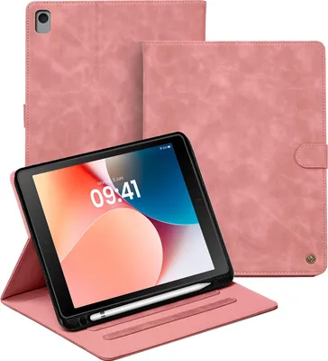 Produktbild von LBH Tablet Schutzhülle für Apple iPad 7. 8. 9. Gen 10.2 Zoll Cover Case Schutz Tablet Farbe: Rosa