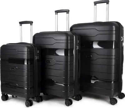 Produktbild von One-City Koffer-Set 3-teilig Schwarz 105, 72 und 36 L