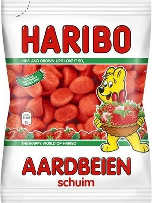 Produktbild von Haribo Primavera Erdbeeren Schaumzucker 9 Beutel 200g