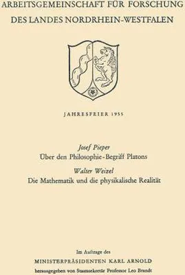 Obrázek produktu pro Über den Philosophie-Begriff Platons. Die Mathematik und die physikalische Realität