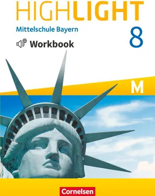 Produktbild von Highlight 8. Jahrgangsstufe - Mittelschule Bayern - Workbook mit Audios online