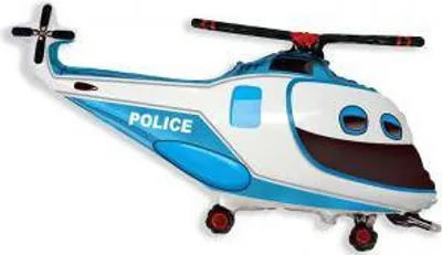 Produktbild von Folienballon - Polizeihubschrauber