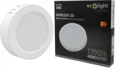 Produktbild von Runder LED Aufbaustrahler 12W 4000K Weiß IP20