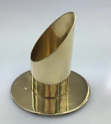 Produktbild von Kerzenhalter Gold poliert für Ø 40 mm, Röhrenleuchter für Kerzen Taufkerzen Hochzeitskerzen Kommunionskerzen