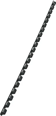 Immagine prodotto di LEITZ 35040 Leitz 35040 dorso di raccoglitore in plastica -A4,plastica,6 mm,25 fogli,100 pezzi,nero