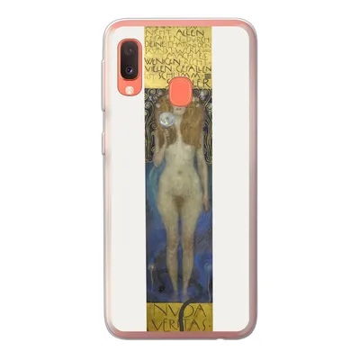 Produktbild von MuchoWow® Handyhülle Schutzhülle Hülle für Samsung Galaxy A20e Nuda veritas - Gustav Klimt Silikon Softcase Handy Hülle - Abdeckung