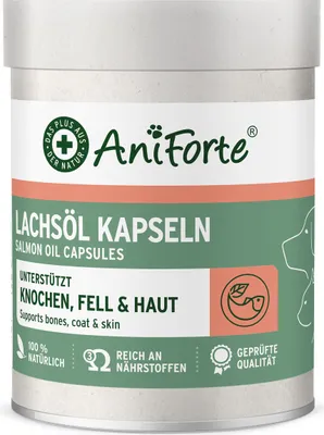 Immagine prodotto di Capsule di olio di salmone Aniforte - 200 (non utilizzate)