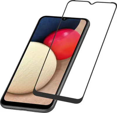 Zdjęcie produktu dla Cellularline TEMPGCABGALA02SK, Samsung, Galaxy A02s, Odporny na uderzenia, Nietłukące, Odporny na wstrząsy, Czarny, Przezroczysty, 1 szt.