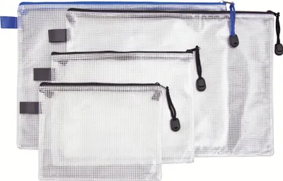 Image de Reißverschlussbeutel DIN A5 PVC schwarz