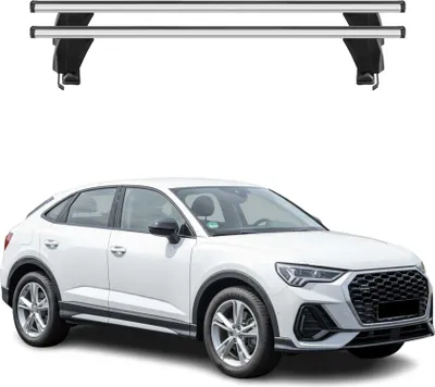 Image de Menabo Barres de toit transversales pour Audi Q3 Sportback 2019-2025 Alu Gris 2x