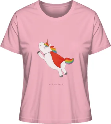 Produktbild von Mr. & Mrs. Panda Oberteil Damen Einhorn Geburtstag Größe M - Baumwolle Pink - Geschenk, T-Shirt für Frauen, Freundin, Geburtstagsgeschenk, Baumwoll, Einhörner, Unicorn