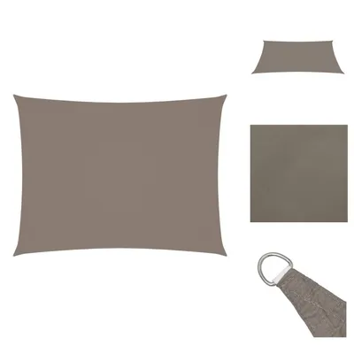 Obrázek produktu pro vidaXL Markýza Oxford Fabric Rectangular 4x6 m Taupe - Slunečníky a slunečníky