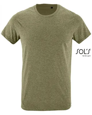 Produktbild von SOLs 00553 | Regent Fit Herren T-Shirt - Farbe: Heather Khaki - Größe: XL