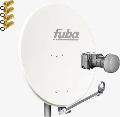Produktbild von Fuba DAL 802 W Sat Satelliten Anlage Schüssel Twin LNB LMB DEK 217 2 Teilnehmer