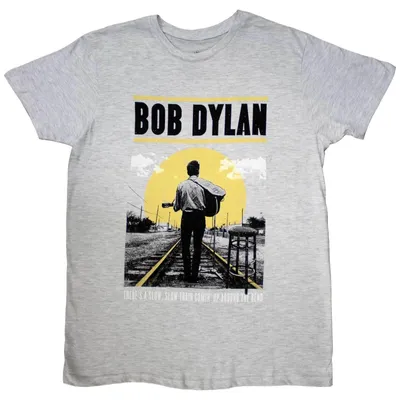 Produktbild von Bob Dylan Slow Train Grey L T-Shirt