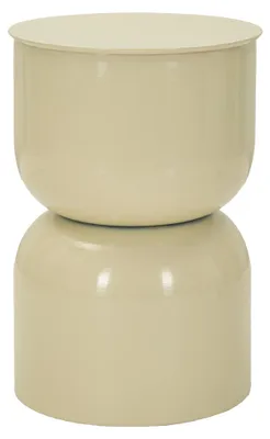 Produktbild von Bandip - Couchtisch, 33x51x33h cm Cremeweiß, Runde Form