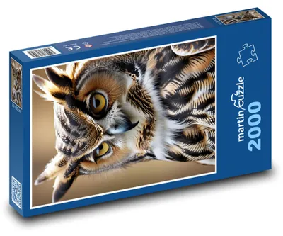 Produktbild von martinpuzzle - Puzzle 2000 Teile - Eule - Nachtvogel