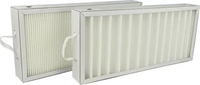 Produktbild von vhbw Filterset Ersatz für Pluggit APFG4F7-300 für Lüftungsgerät - Luftfilter G4 / F7 (2 Stück), 35 x 16 x 4,5 cm, Weiß