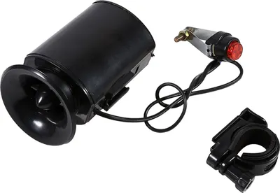Produktbild von Schwarze 6-laute elektronische Hupe, Glocke, Alarm, Lautsprecher, Fahrradlenker-Zubehör