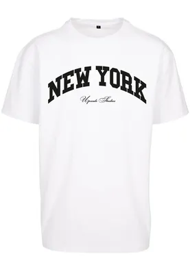 Immagine prodotto di Pánské tričko Mr. Tee New York College Oversize Tee bianco - M