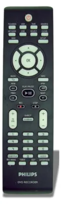 Produktbild von Originale Fernbedienung für Philips DVDR3510V/58 | DVDR3512V | DVDR3512V/05