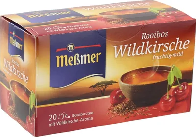 Produktbild von Meßmer Tee Rooibos Wildkirsche fruchtig und milder Geschmack