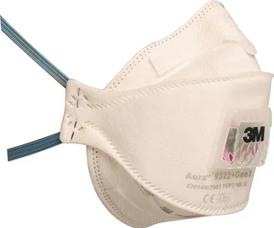 Produktbild von 5x 3M™ Aura™ Partikelmaske, FFP2, mit Ventil, 9322+Gen3-SP