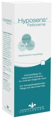 Produktbild von Hyposens Fettcreme für die trockene und zu Juckreiz neigende Haut, 200 g Creme