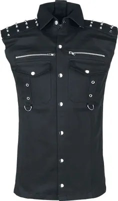 Produktbild von Vixxsin Kurzarmhemd Herren Ronnie schwarz XL