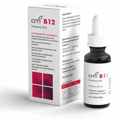 Immagine prodotto di Oti B12 Vitamina B12 Gocce 20 Ml