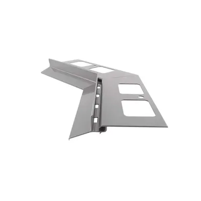 Immagine prodotto di Profilo di gronda in alluminio Renoplast K102 pavimento in ceramica, angolo interno 135°, grigio