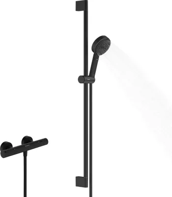 Immagine prodotto di hansgrohe Pulsify Select S set de douche 105, 3jet Relaxation, élément Ecostat, EcoSmart, barre de douche 900mm, 24271670, 24271670