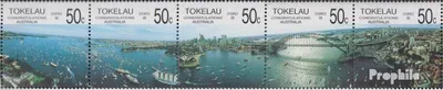 Produktbild von Briefmarken Tokelau 1988 Mi 148-152 Fünferstreifen (kompl.Ausg.) postfrisch Briefmarkenausstellung