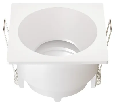 Image de Ledvion spot encastrable LED carre blanc dimmable douille GU10