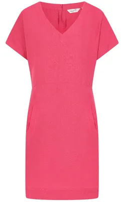 Image de Lazy Jacks - Robe mi-longue pour femme, lin LJ576 (40 DE) (cerise)