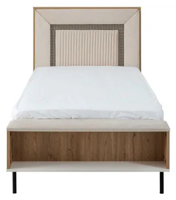 Produktbild von Schlafzimmer Sets Jugendbett Kinderbett Braun Holz Set 5tlg Bett Modern