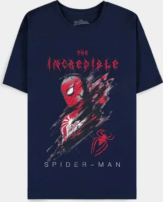 Produktbild von Spider-Man T-Shirt Herren The Incredible blau XL