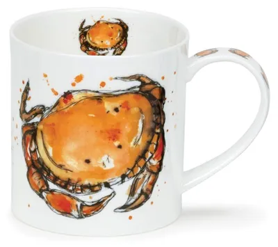 Tasse Dollyhotdog Seaside, 350 ml, Beenderporselein, Blumen