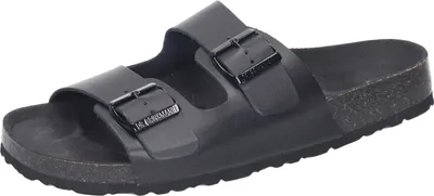 Produktbild von Dr. Brinkmann Herren Clogs Pantoletten Leder 600506, Größe:40 EU, Farbe:Schwarz