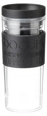 Produktbild von Bodum 350 ml Thermobecher doppelwandig Reisebecher schwarz