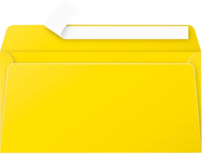 Image de Enveloppes Clairefontaine DL Pollen 120 g, motif soleil, lot de 20
