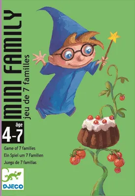 Image de Djeco Mini-jeu de cartes familial Multicolore One Size