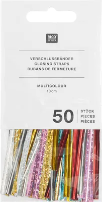 Produktbild von Verschlussstreifen "Bunt",  50 Stück