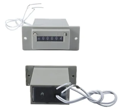 Elektromagnetischer Impulszähler, 6-stelliges LCD-Display, digital