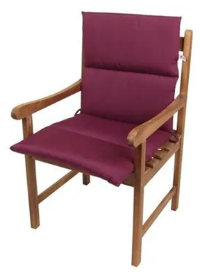 Image de BURI coussin d'assise chaise à dossier bas haute chaise de jardin terrasse balcon chaise longue