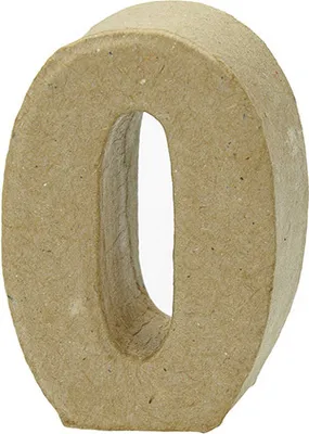 Produktbild von Zahl, - 0 - H 5 x B 3,4 x T 2 cm