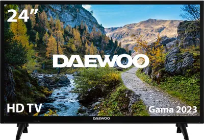 Obrázok produktu pre Daewoo 24DE04HL1, 61 cm (24"), 1366 x 768 px, HD, LED, DVB-C, DVB-S2, DVB-T2, Čierna
