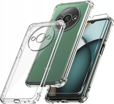 Immagine prodotto di Custodia trasparente antiurto per Xiaomi Redmi A3 4G + Pellicola protettiva in vetro temperato 9H